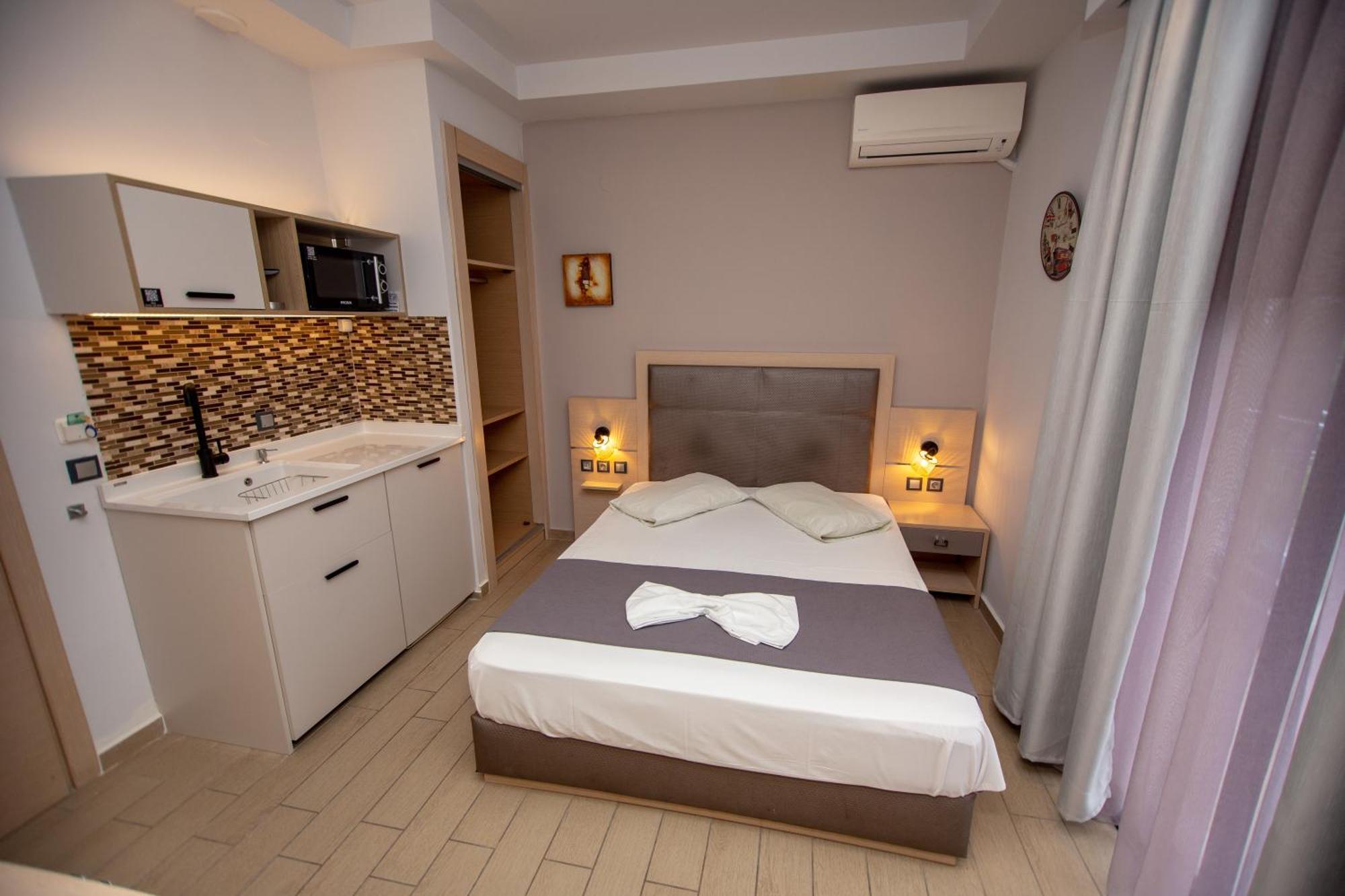 Amalia Mare Sea View Apartman Vrasná Kültér fotó