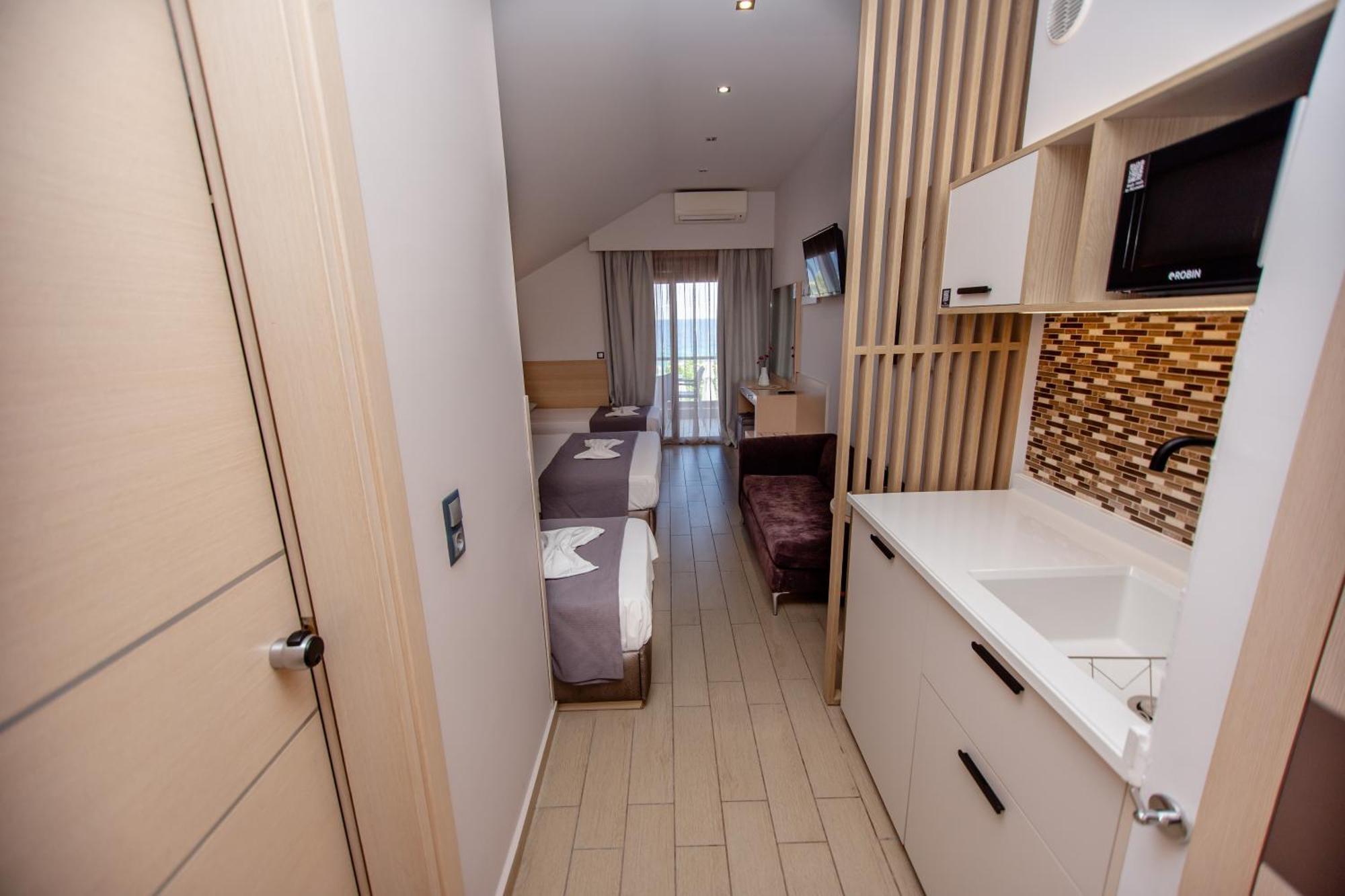 Amalia Mare Sea View Apartman Vrasná Kültér fotó